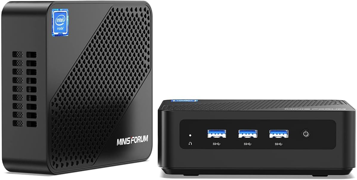 MINISFORUM U700 Mini PC, Intel Core i5-5257U do 3,1 GHz, 8